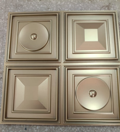 #24 Dome - Dome 3D PVC Panel (Without Mirror) - 6 colors option - (Size 50*50cm)
