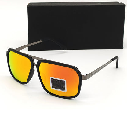 TRANSMORPHERS 4185 Square Sunglasses (SUN-RN-4185-ORG3BLK-M)