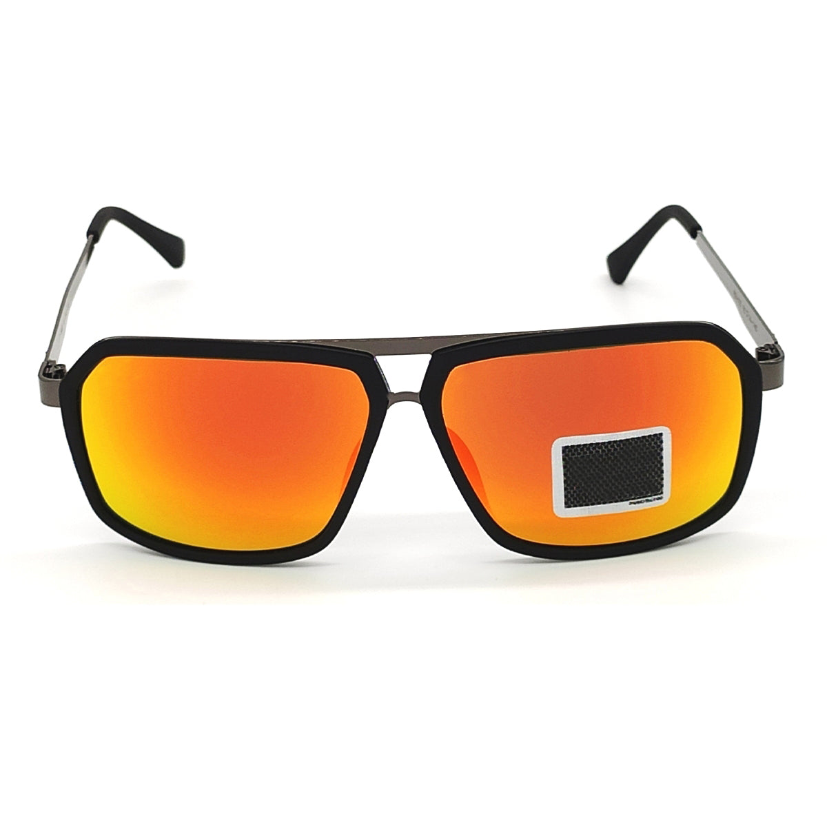 TRANSMORPHERS 4185 Square Sunglasses (SUN-RN-4185-ORG3BLK-M) SWASTIK CREATIONS The Trend Point