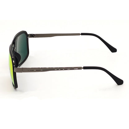 TRANSMORPHERS 4185 Square Sunglasses (SUN-RN-4185-ORG3BLK-M)