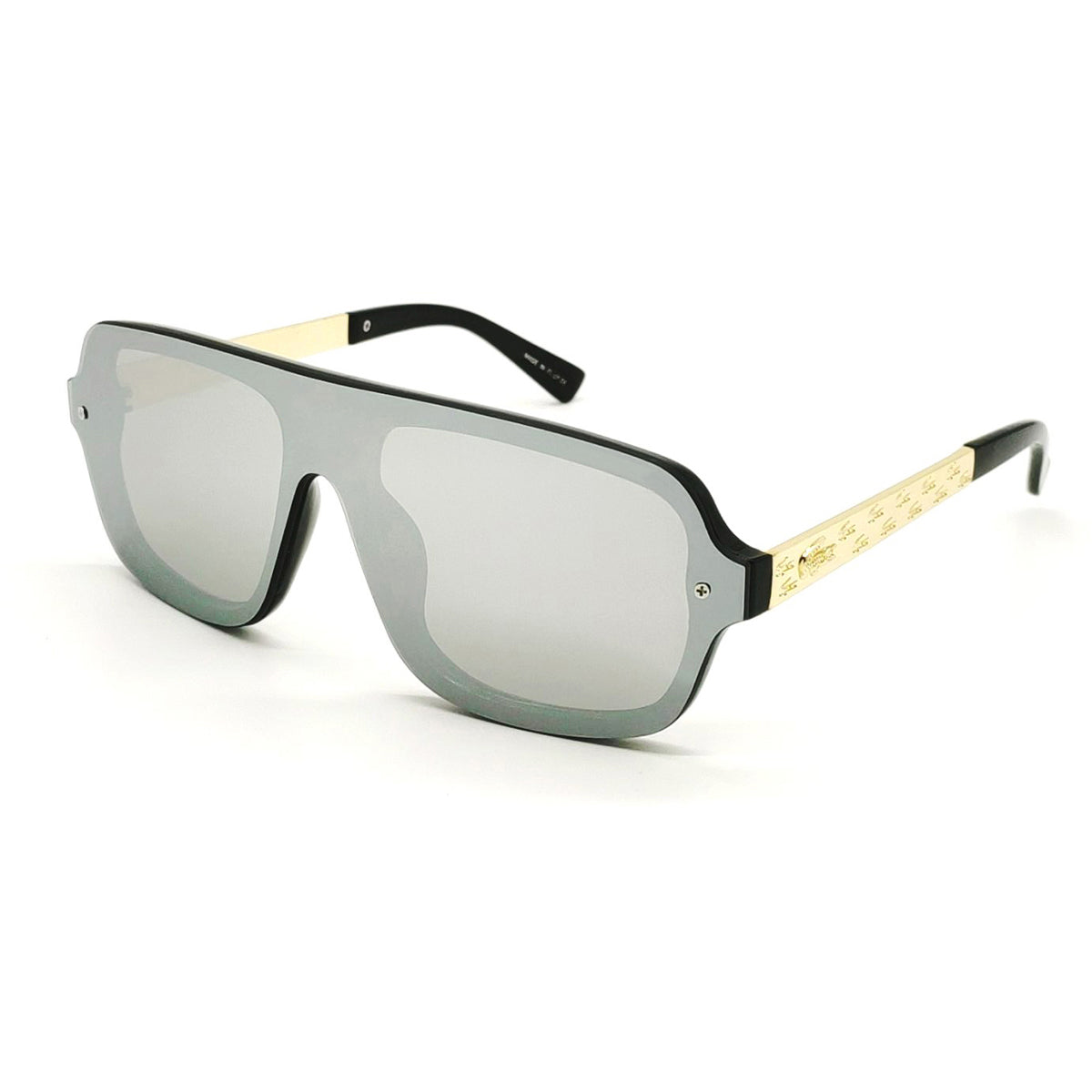 Silver HONEST Square Sunglasses (SUN-LC-0791-SIL3GLD)