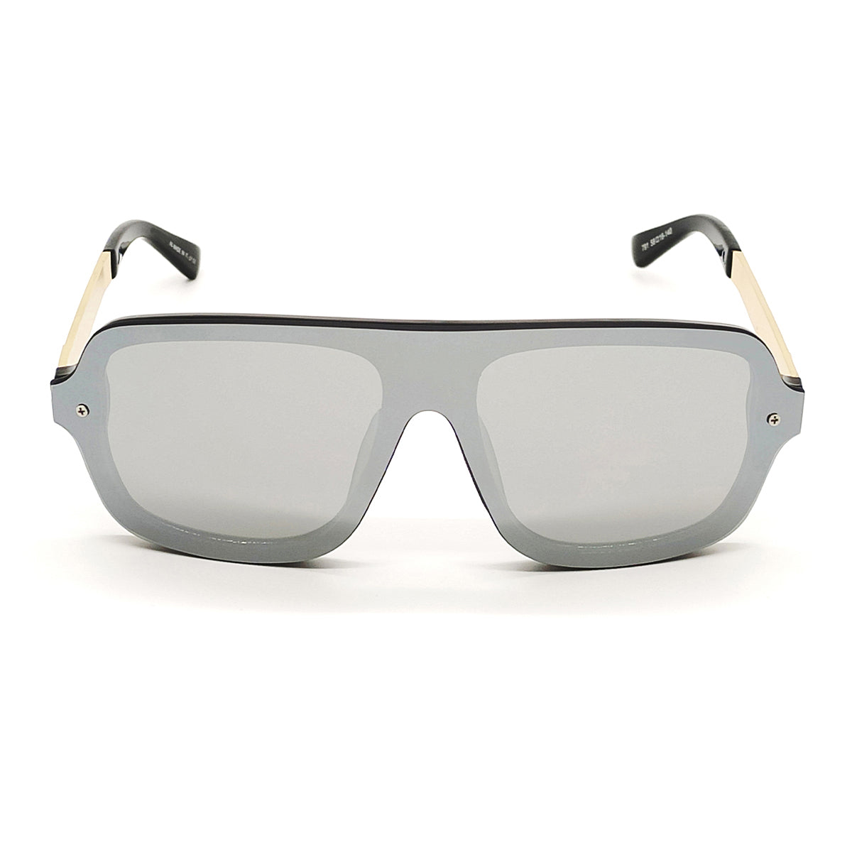 Silver HONEST Square Sunglasses (SUN-LC-0791-SIL3GLD)