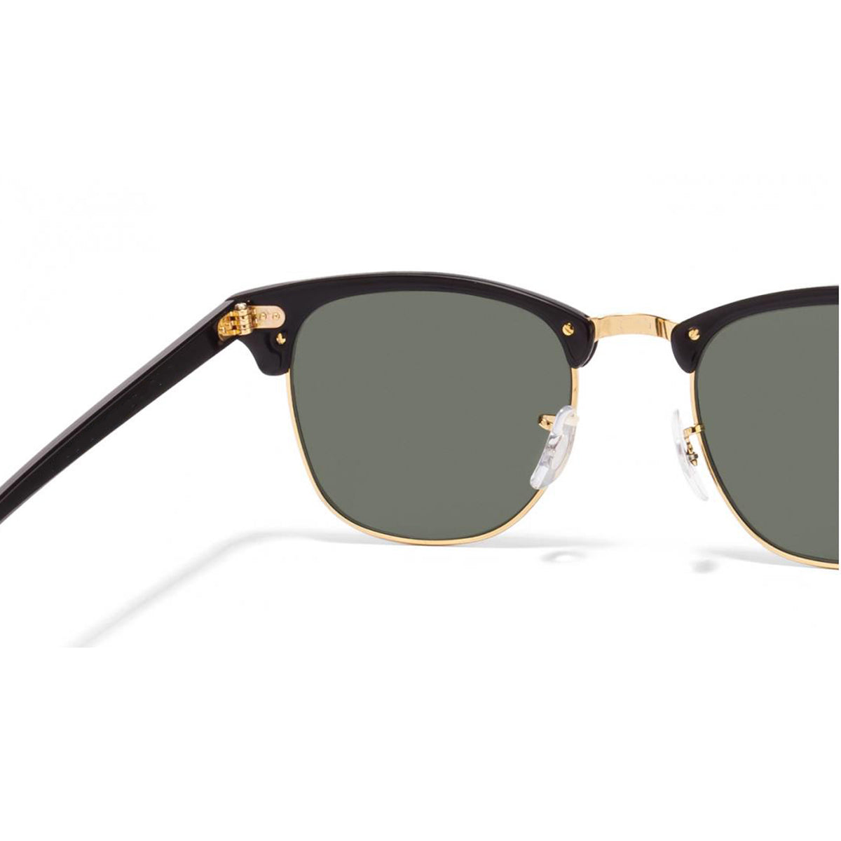 Black Eltrose Square Sunglasses (SUN-RN-3016-BLK1GLD-M)