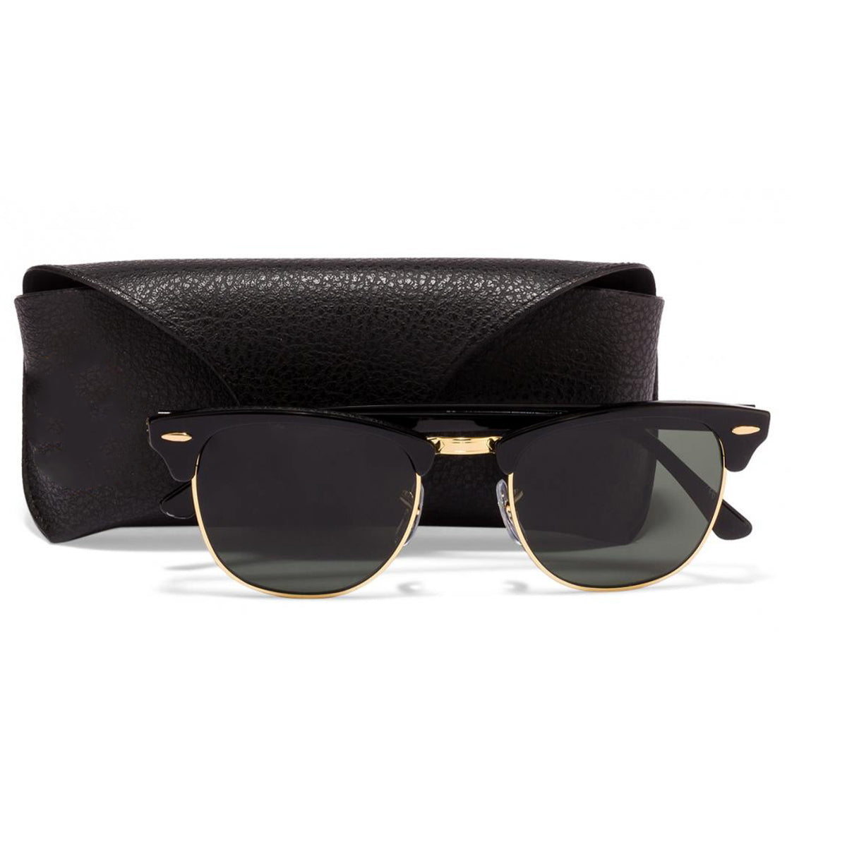 Black Eltrose Square Sunglasses (SUN-RN-3016-BLK1GLD-M) SWASTIK CREATIONS The Trend Point