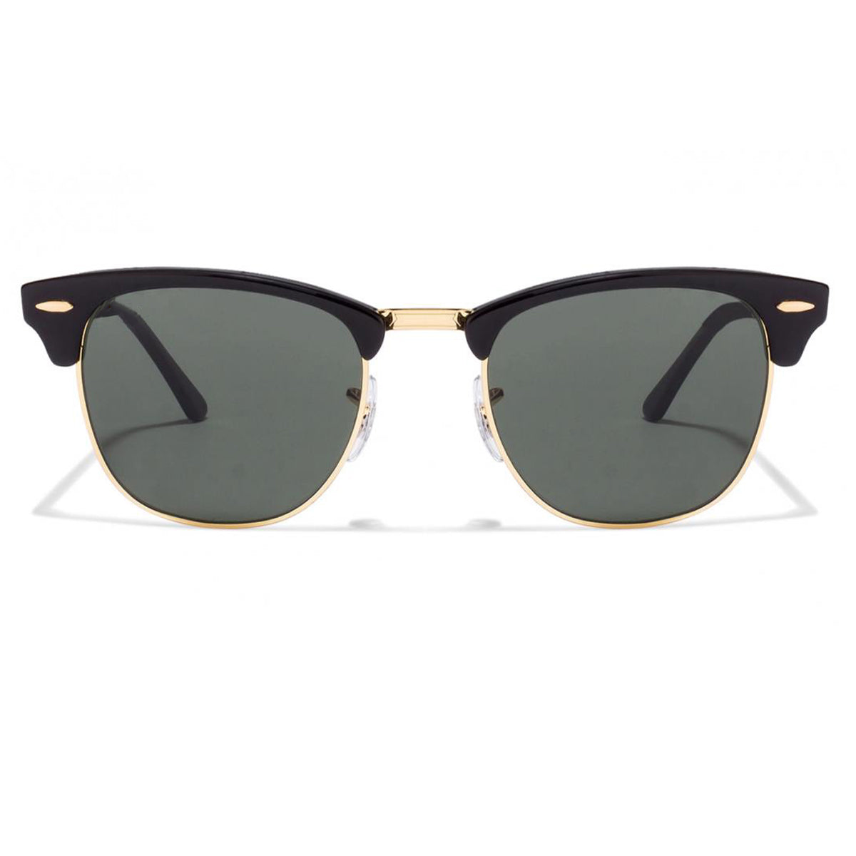 Black Eltrose Square Sunglasses (SUN-RN-3016-BLK1GLD-M) SWASTIK CREATIONS The Trend Point