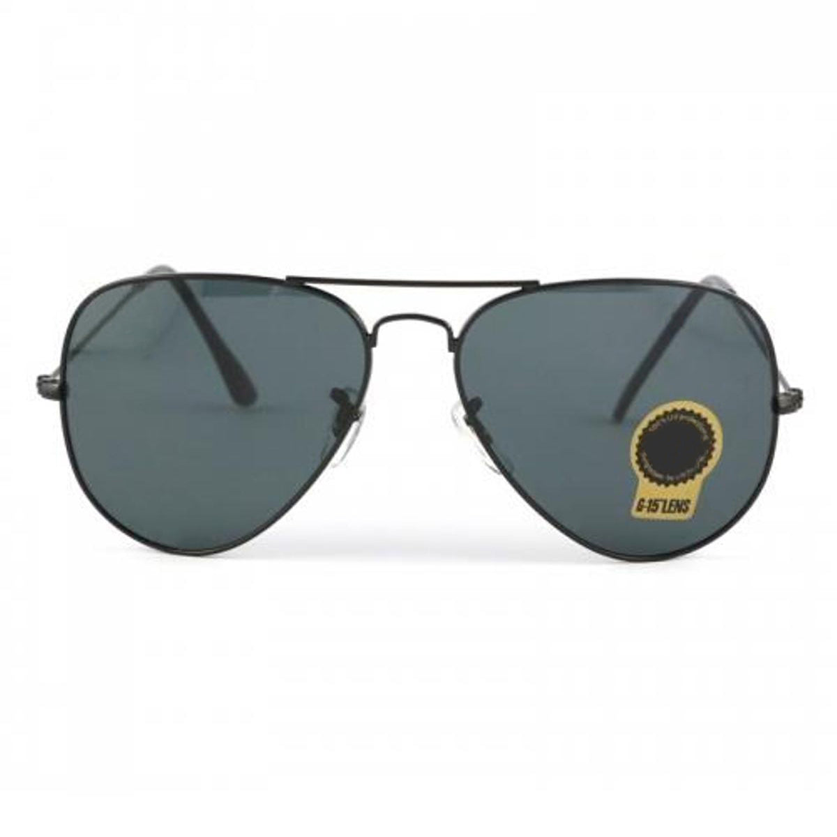 Purosangue 3026 Aviator Sunglasses (SUN-RN-3026-BLK1BLK-M) SWASTIK CREATIONS The Trend Point