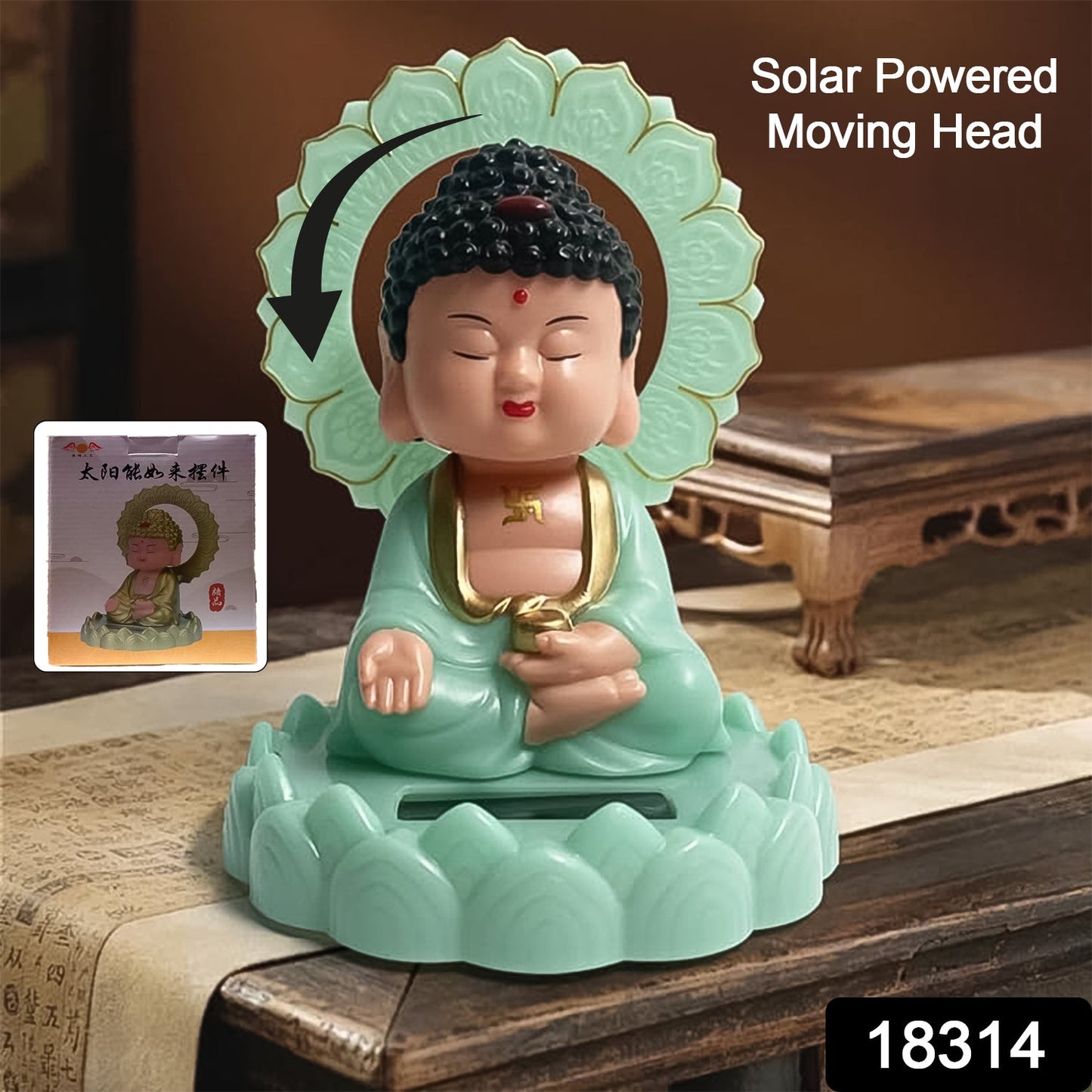 Zen Motion Solar Buddha SWASTIK CREATIONS The Trend Point