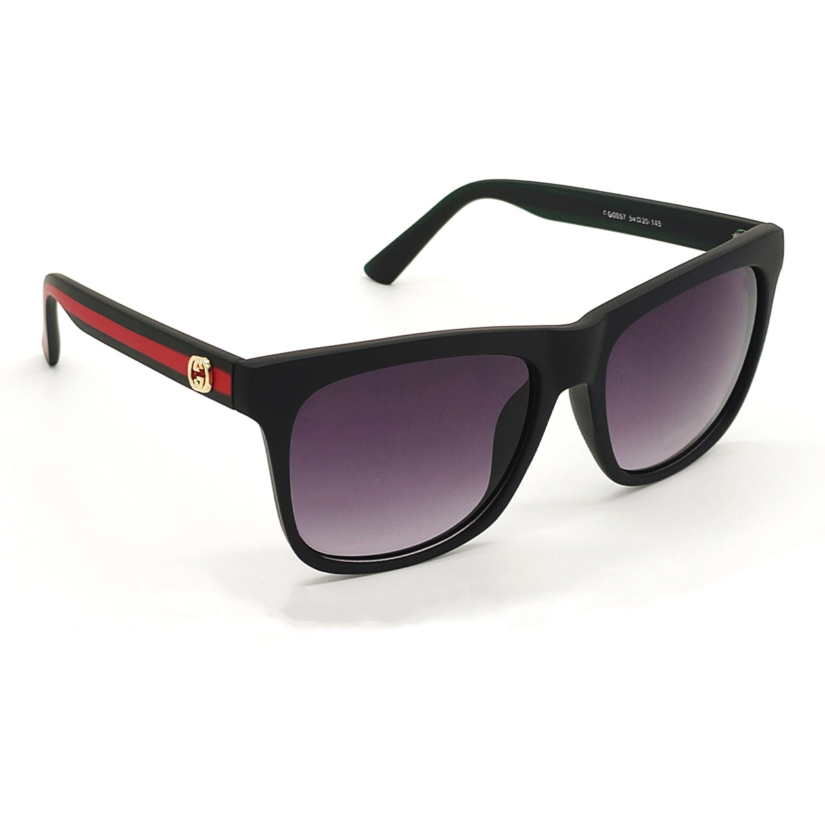 Black APERTA Square Sunglasses (SUN-GC-0057-BLK2BLK) - SWASTIK CREATIONS The Trend Point SWASTIK CREATIONS The Trend Point