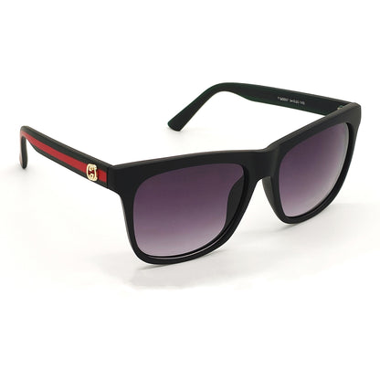 Black APERTA Square Sunglasses (SUN-GC-0057-BLK2BLK) - SWASTIK CREATIONS The Trend Point