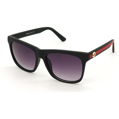 Black APERTA Square Sunglasses (SUN-GC-0057-BLK2BLK) - SWASTIK CREATIONS The Trend Point