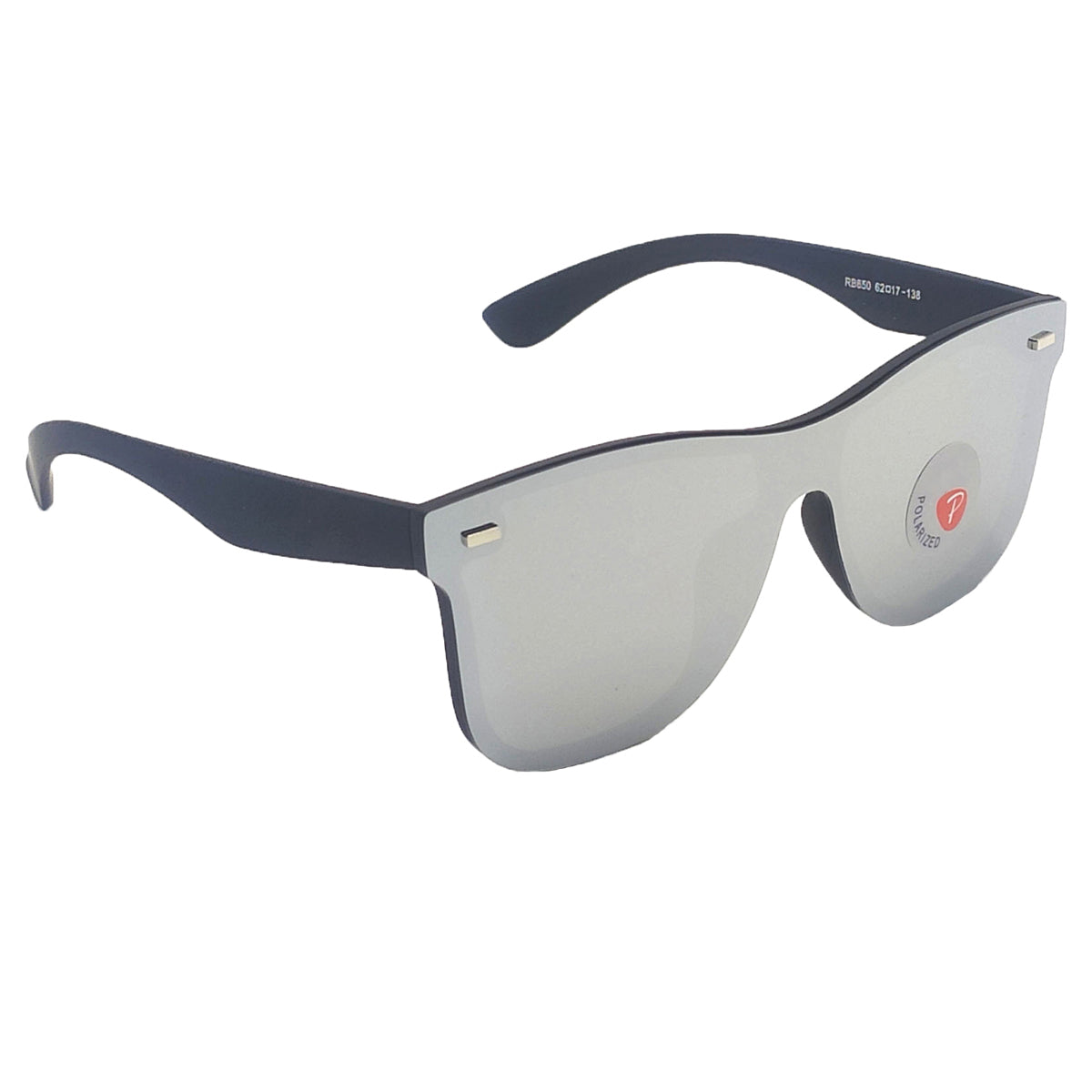 Silver Wildckey Square Sunglasses (SUN-RN-0650-SIL3BLK-P) SWASTIK CREATIONS The Trend Point