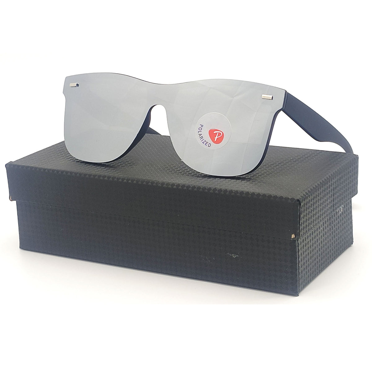 Silver Wildckey Square Sunglasses (SUN-RN-0650-SIL3BLK-P)