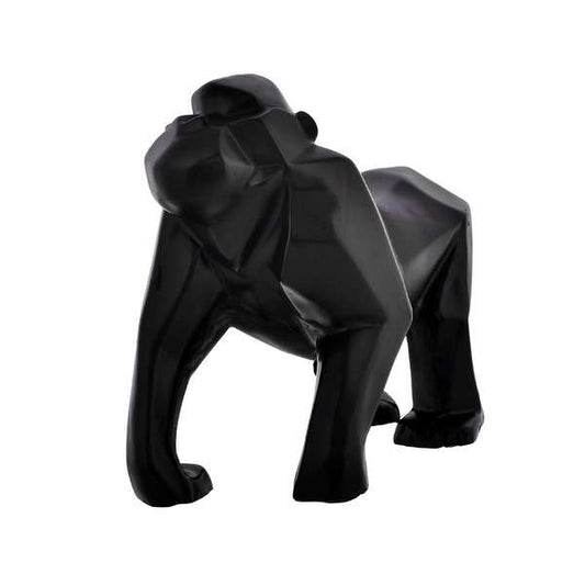 Swastik Trend Point Chimpanzee Statue for Home Decor ? Animal Figurines Decorative Items for Living Room Bedroom Table Toper | Animal Showpiece | Black Chimpanzee