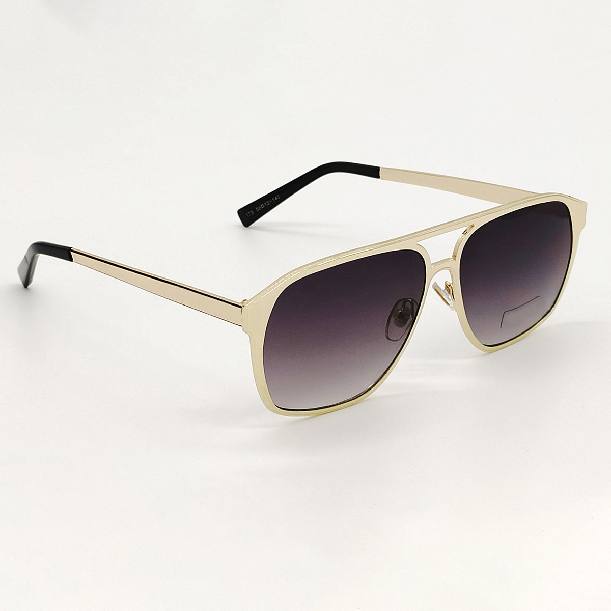 Black MECH BEASTS Square Sunglasses (SUN-LC-0144-BLK2GLD)