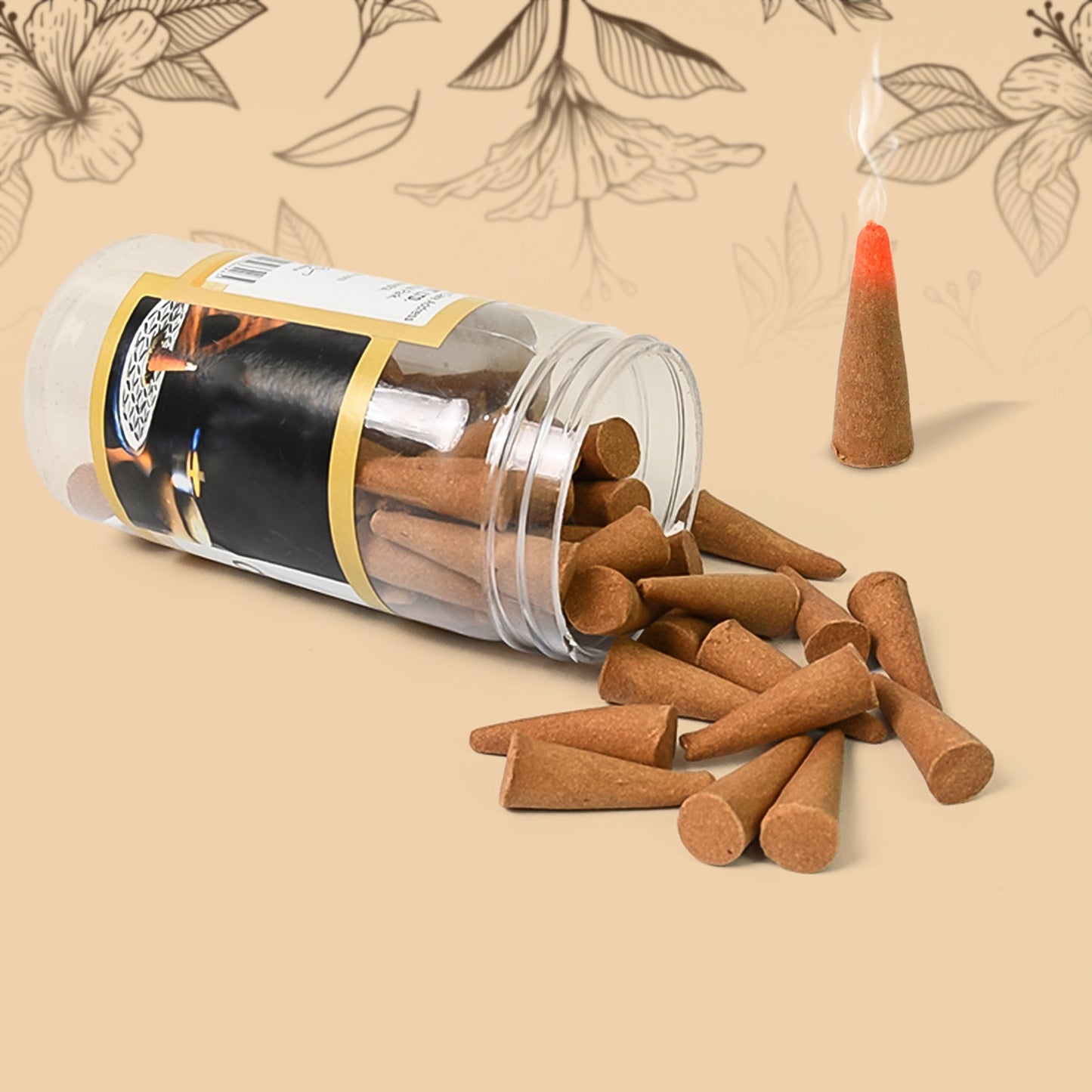 Mix Flavour Dhoop Cones, Premium Dhoop (120 GM/ Mix/ 1pc) SWASTIK CREATIONS The Trend Point