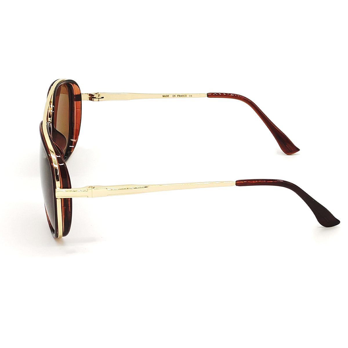 Lusso 0756 Aviator Sunglasses (SUN-LC-0756-BRN1GLD)