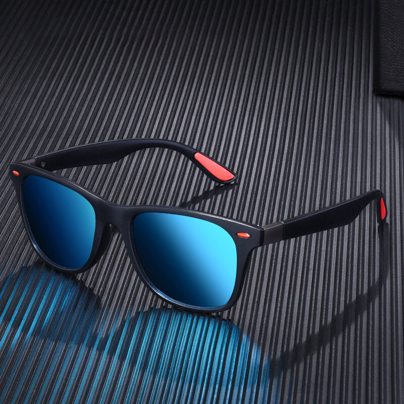 Aqua Blue VENOM Square Sunglasses (SUN-RN-4195-AQB3BLK-M) SWASTIK CREATIONS The Trend Point