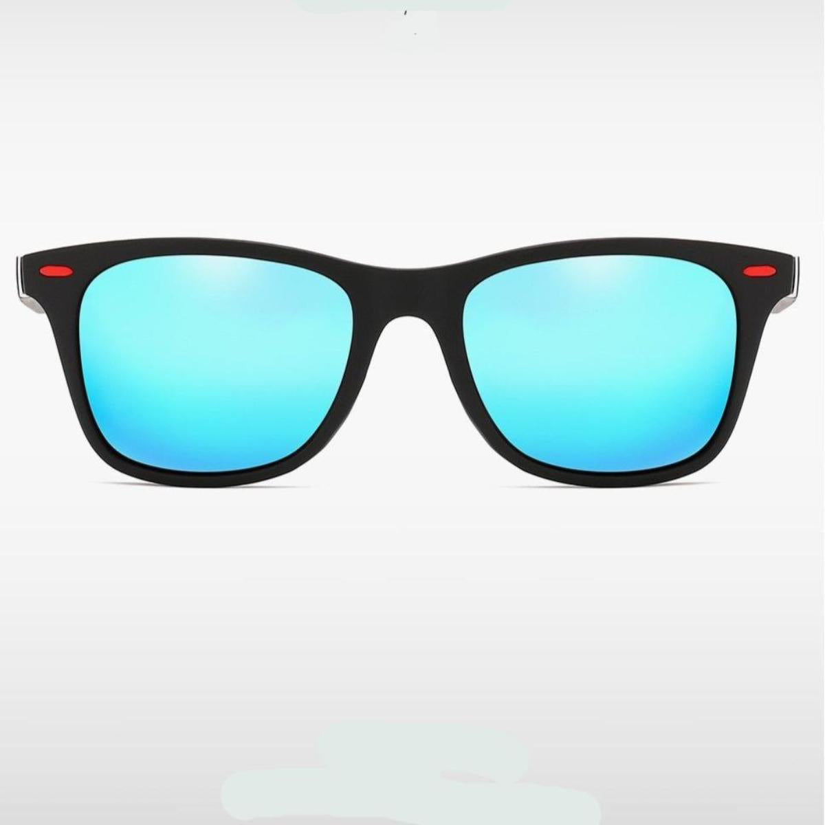 Aqua Blue VENOM Square Sunglasses (SUN-RN-4195-AQB3BLK-M) SWASTIK CREATIONS The Trend Point