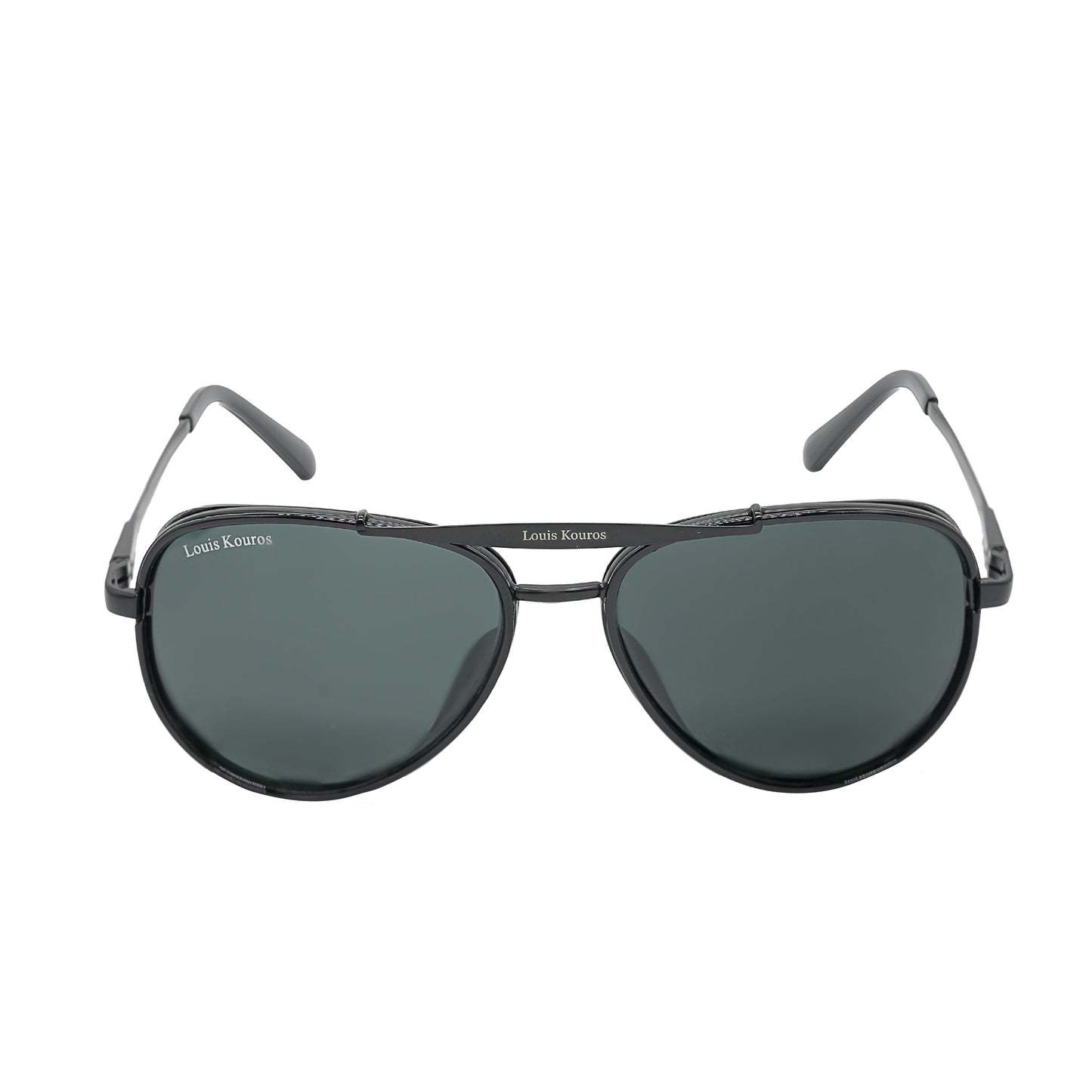 Black Cherokee Aviator Sunglasses (SUN-LK-4414-BLK1BLK-M) SWASTIK CREATIONS The Trend Point