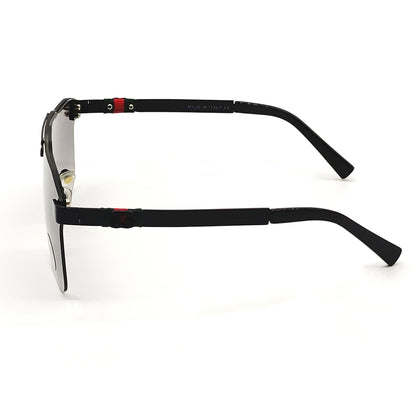 Black Countryman Square Sunglasses (SUN-GC-3808-BLK2BLK-BLK) - SWASTIK CREATIONS The Trend Point