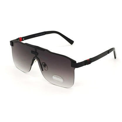 Black Countryman Square Sunglasses (SUN-GC-3808-BLK2BLK-BLK) - SWASTIK CREATIONS The Trend Point