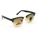 Brown Eltrose Square Sunglasses (SUN-RN-3016-BRN2GLD-M)