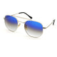 Daytona 3648 Square Sunglasses (SUN-RN-3648-BLU2SIL-M)