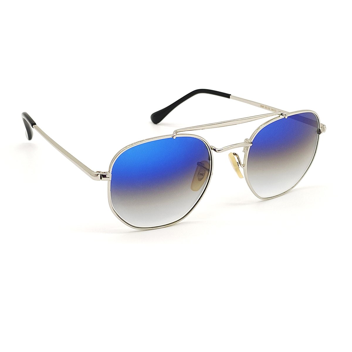 Daytona 3648 Square Sunglasses (SUN-RN-3648-BLU2SIL-M) SWASTIK CREATIONS The Trend Point