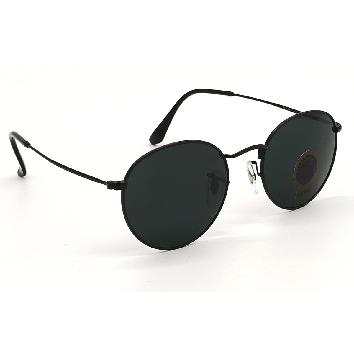 Black Nubelight Round Sunglasses (SUN-RN-3447-BLK1BLK-M) SWASTIK CREATIONS The Trend Point