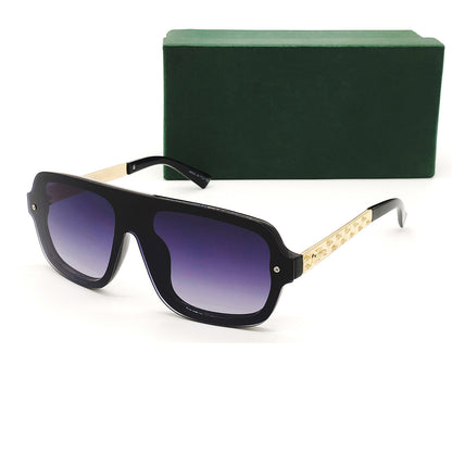 Black HONEST Square Sunglasses (SUN-LC-0791-BLK2GLD) - SWASTIK CREATIONS The Trend Point