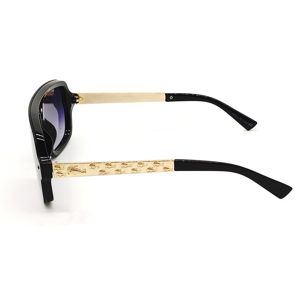 Black HONEST Square Sunglasses (SUN-LC-0791-BLK2GLD) - SWASTIK CREATIONS The Trend Point SWASTIK CREATIONS The Trend Point