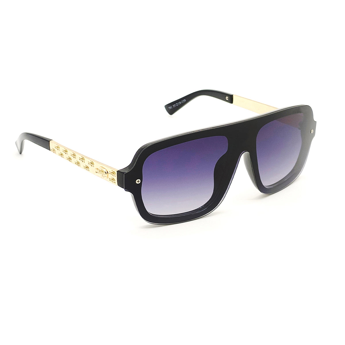 Black HONEST Square Sunglasses (SUN-LC-0791-BLK2GLD) - SWASTIK CREATIONS The Trend Point SWASTIK CREATIONS The Trend Point