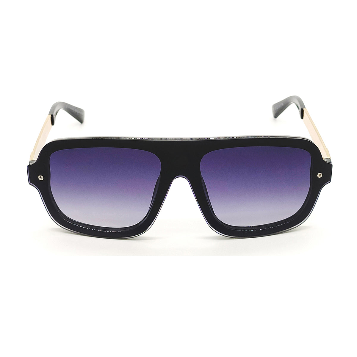 Black HONEST Square Sunglasses (SUN-LC-0791-BLK2GLD) - SWASTIK CREATIONS The Trend Point SWASTIK CREATIONS The Trend Point