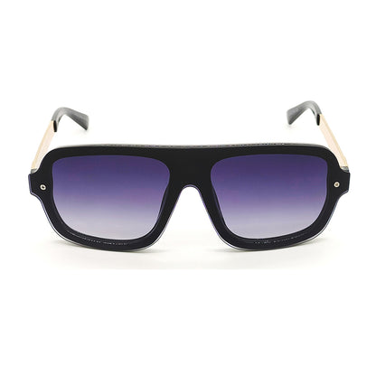 Black HONEST Square Sunglasses (SUN-LC-0791-BLK2GLD) - SWASTIK CREATIONS The Trend Point