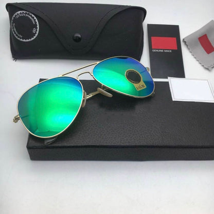 Purosangue 3026 Aviator Sunglasses (SUN-RN-3026-AQG3GLD-M)