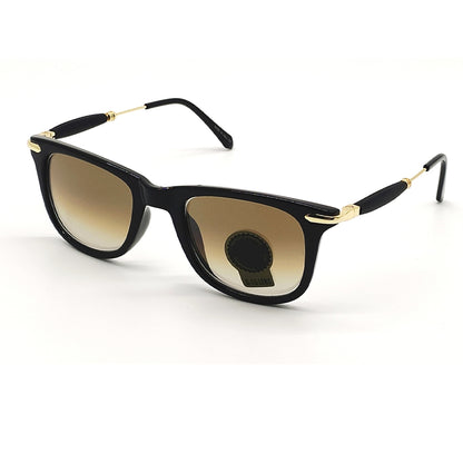 Brown Enigte Square Sunglasses (SUN-RN-2148-BRN2GLD-M)