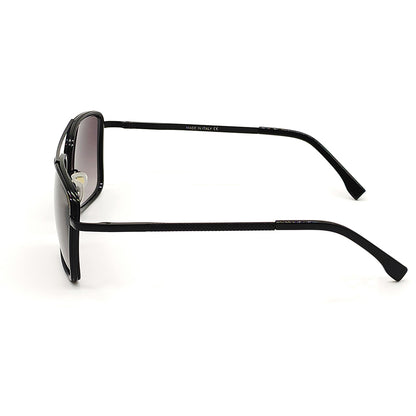 Black HUMBLEE Square Sunglasses (SUN-LC-0652-BLK2BLK-MEDIUM) - SWASTIK CREATIONS The Trend Point