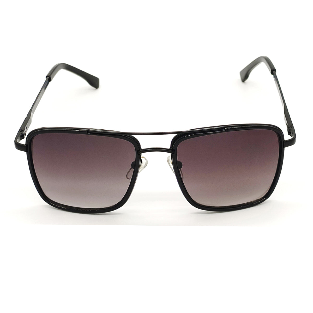 Black HUMBLEE Square Sunglasses (SUN-LC-0652-BLK2BLK-MEDIUM) - SWASTIK CREATIONS The Trend Point SWASTIK CREATIONS The Trend Point