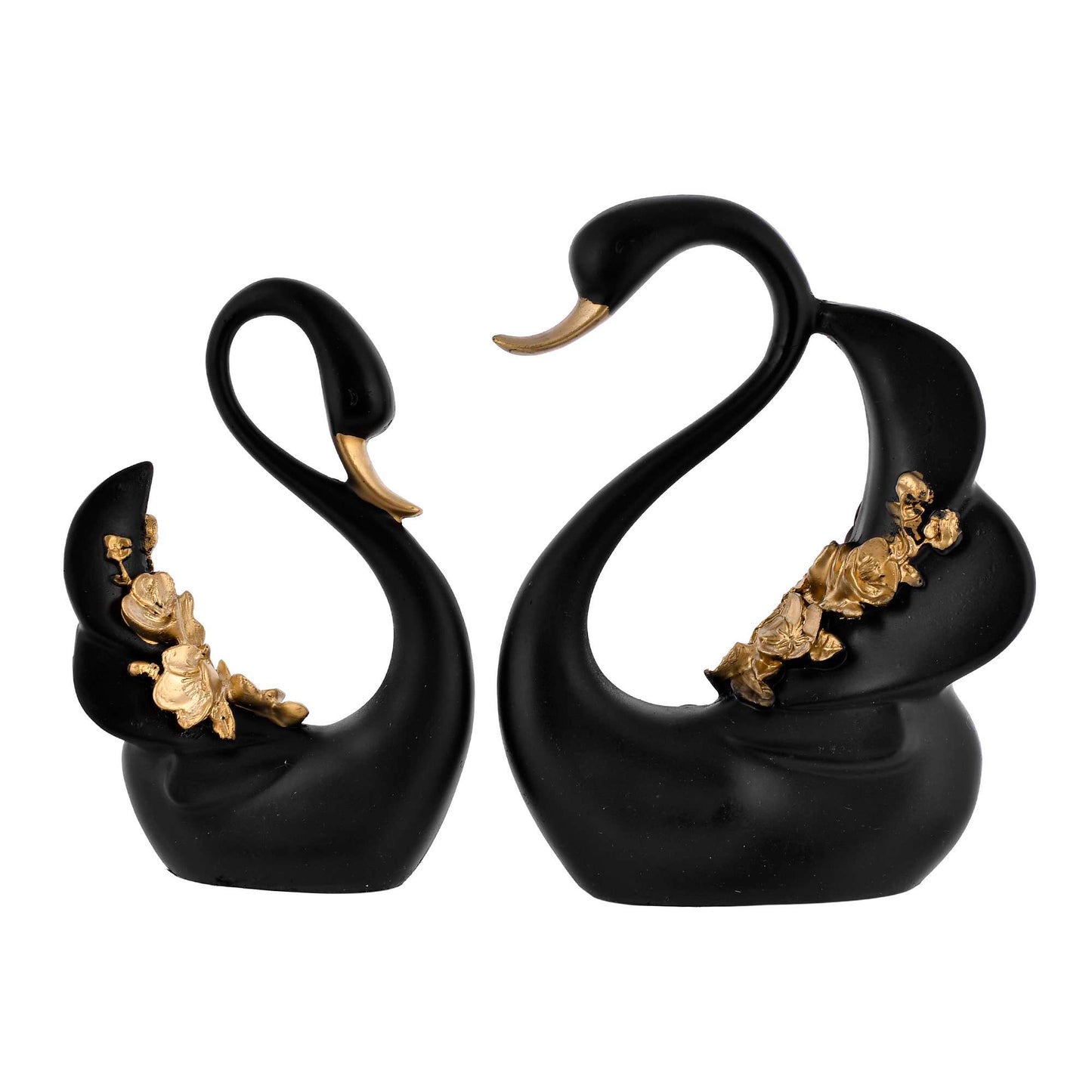 Swastik Trend Point Swan Pair Special Big Design Sculpture for Home Decor Showpiece Figurine -31 SWASTIK CREATIONS The Trend Point