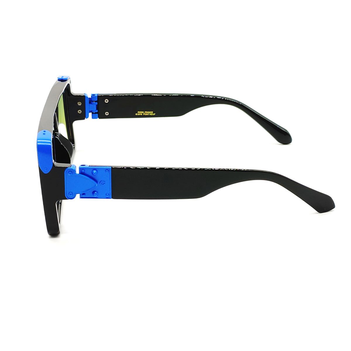 Aqua Blue Manchester Square Sunglasses (SUN-LV-1258-AQB3AQB-BLK) SWASTIK CREATIONS The Trend Point