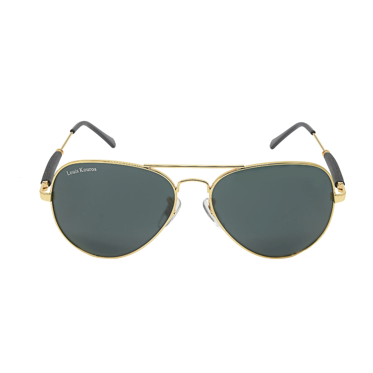 Black Airomade Aviator Sunglasses (SUN-LK-3517-BLK1GLD-M) SWASTIK CREATIONS The Trend Point