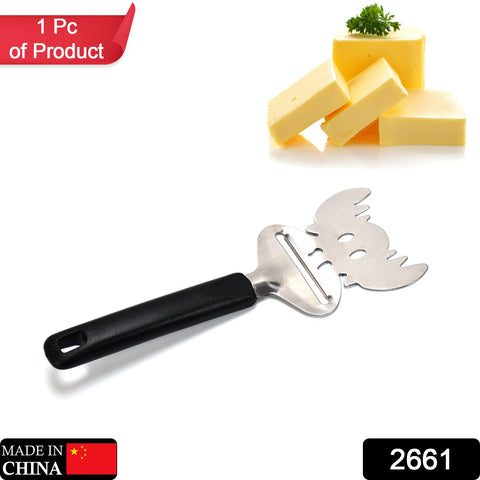 2661 Cheese Slicer Stainless Steel, Cheese Knife Heavy Duty Plane Cheese Cutter 