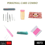 4873 6Pcs Personal Care Combo In Zip Printed Pouch Bag - SWASTIK CREATIONS The Trend Point