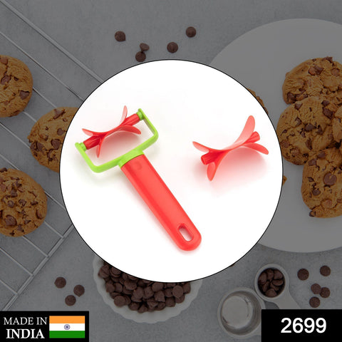 2699 Cookie Rolling Cutter used in all kinds of household and kitchen places for making cookies and stuff. - SWASTIK CREATIONS The Trend Point