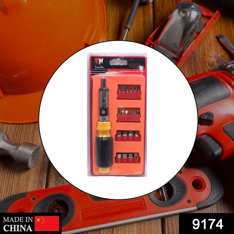 9174 Screwdriver Set, Steel 21 in 1 with 20 Screwdriver Bits - SWASTIK CREATIONS The Trend Point