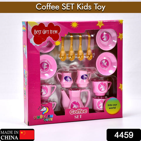 4459 ﻿Tickles Tea toy Set | Coffee Kitchen Plastic Set Toy for Kids, Boys & Girls (15Pcs) - SWASTIK CREATIONS The Trend Point