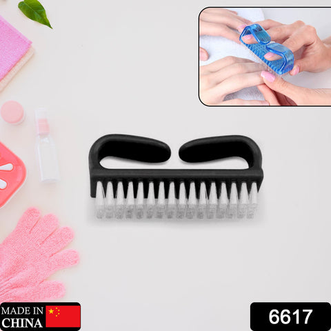 6617 Handle Grip Nail Brush Hand Finger Toe Nail Cleaning Brush Manicure Pedicure Scrubbing Cleaner For Regular Use - SWASTIK CREATIONS The Trend Point