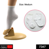 7347 School Girl Student Wearing White Socks (1Pair) - SWASTIK CREATIONS The Trend Point