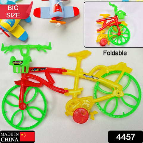 4457 Plastic Foldable Kids Bicycle Toy - SWASTIK CREATIONS The Trend Point