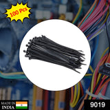 9019 100 Pc Cable Zip Ties used in all kinds of wires to make them tied and knotted etc. - SWASTIK CREATIONS The Trend Point